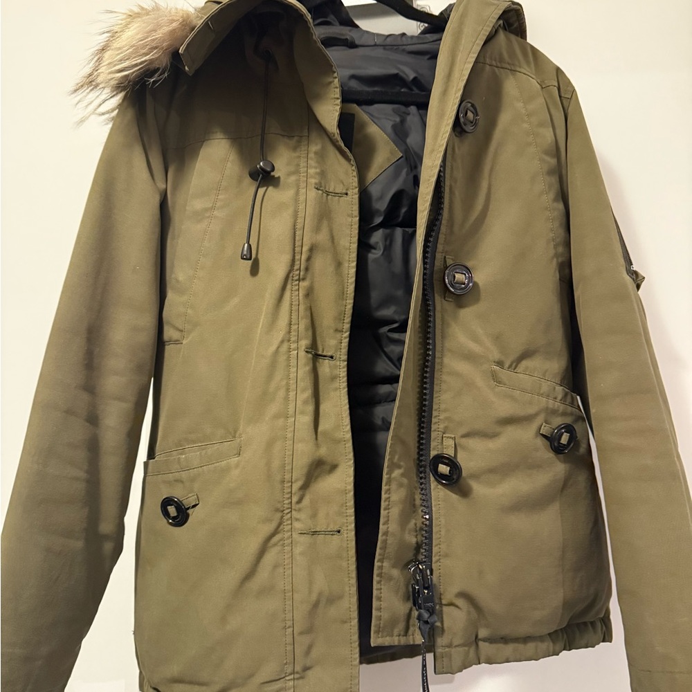 Canada Goose Khaki Military Jacket